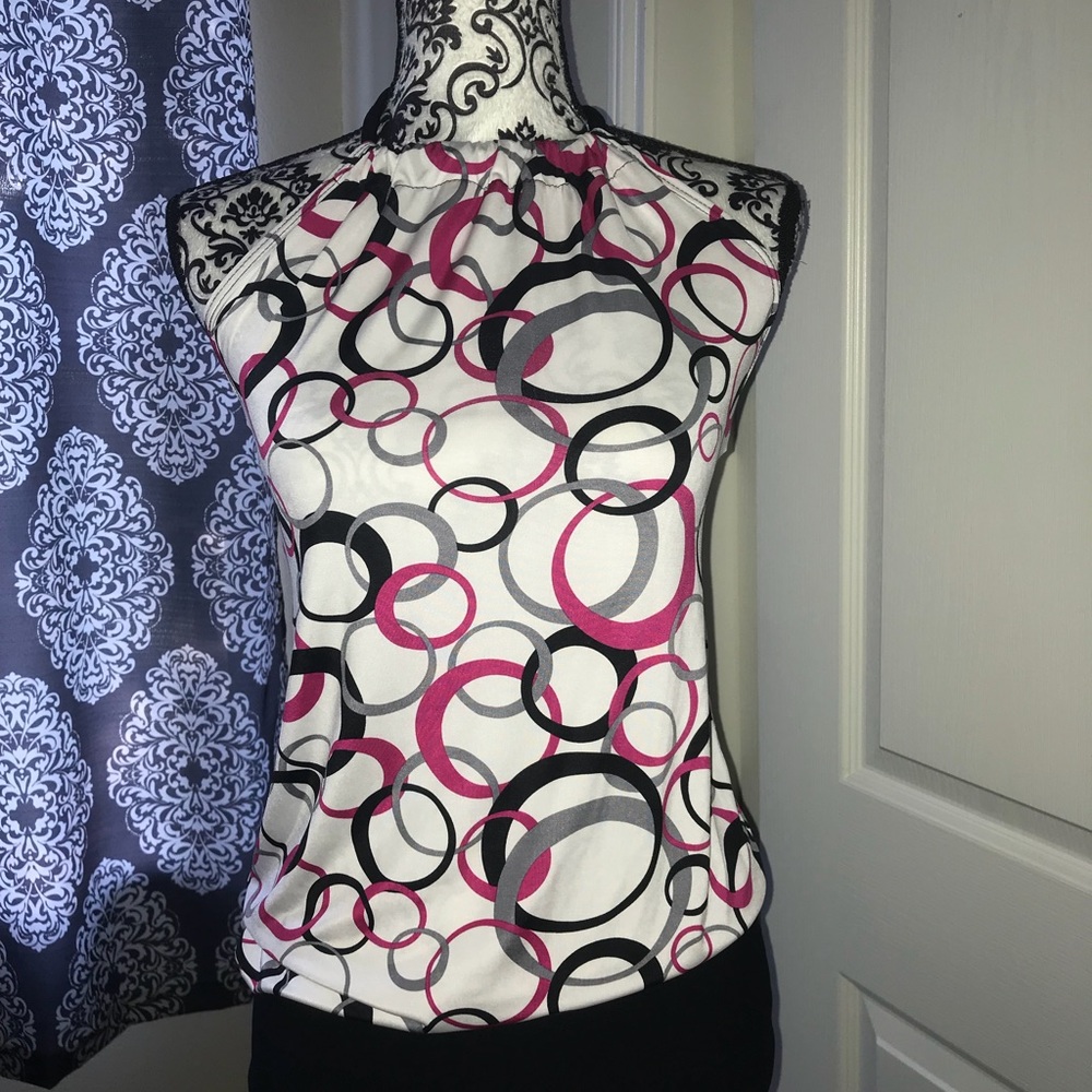 Patterned halter top